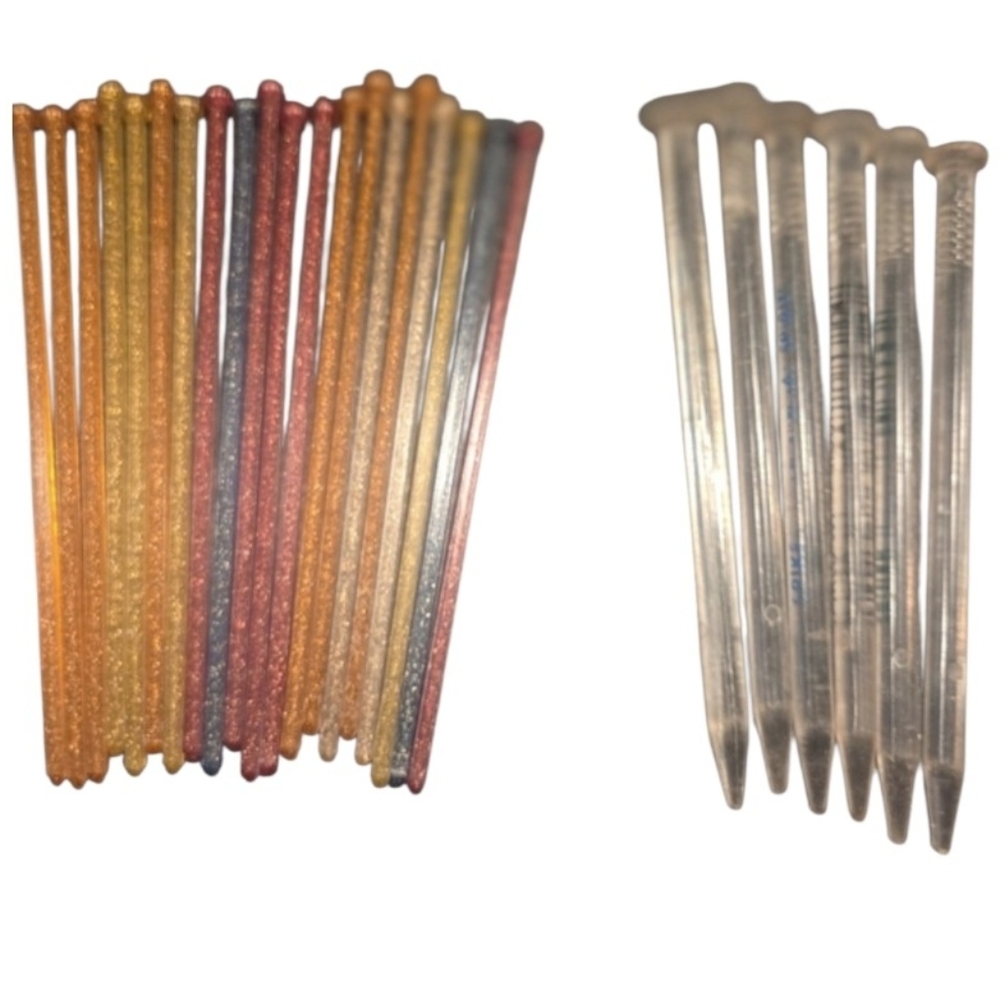 Colorful Glitter Drink Stirrers Set